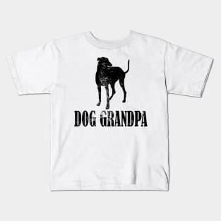 Greyhound Dog Grandpa Kids T-Shirt